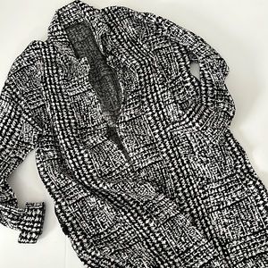 Black and White T Tahari Sweater